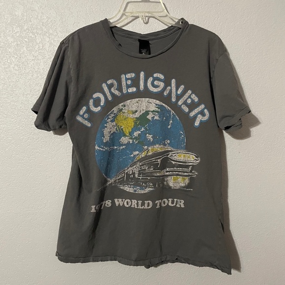 Foreigner 1978 World Tour. Vintage Bros, Grunge Streetwear, Unisex, Concert sz L - Picture 1 of 7